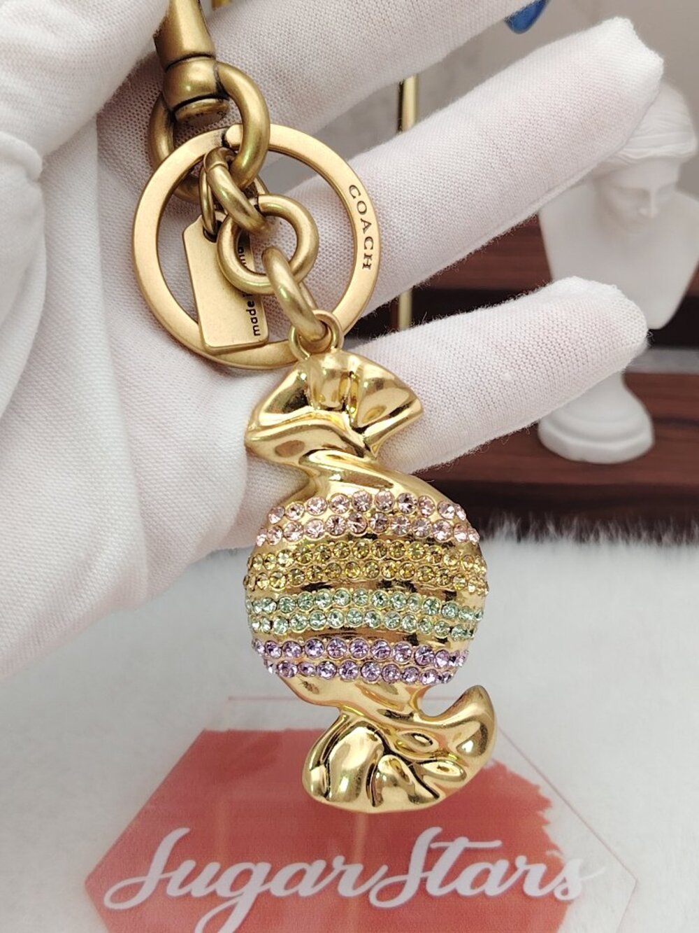Coach Candy Charm Keychain